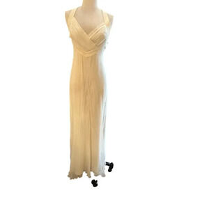 Temperley London Long Lara Beaded Silk Gown Size 4